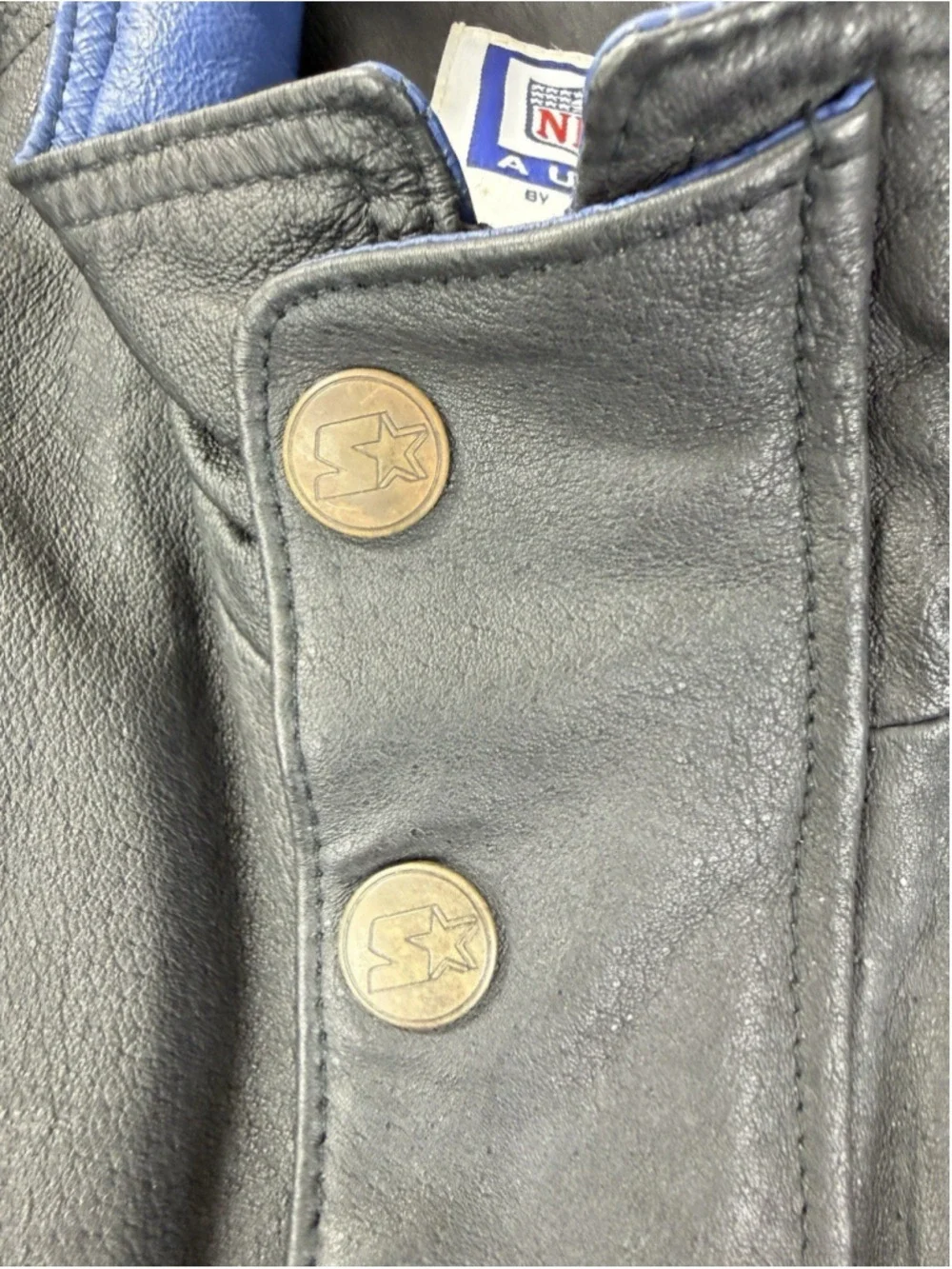 Vintage Dallas Cowboys Authentic Pro Line Men's Size Medium 100% Genuine Leather